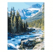 Картина за номерами "Гірська річка"