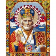 Картина по номерам "Икона Святого Николая"