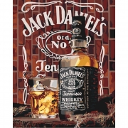 Картина за номерами "Jack Daniel's"