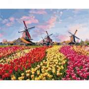 Картина за номерами "Барвисті тюльпани Голландії"
