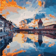 Картина по номерам "Любимая Швейцария"