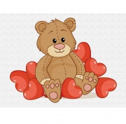 Картина за номерами "Улюблений ведмедик"