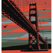 Картина за номерами "Містичний Сан-Франциско"