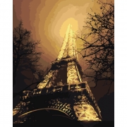 Картина за номерами "Нічний Париж"