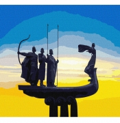 Картина по номерам "Основатели Киева"