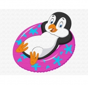 Картина по номерам "Пингвинчик на отдыхе"