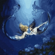 Картина по номерам "Подводная любовь"