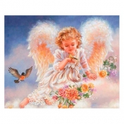 Картина по номерам "Прикосновение ангела"