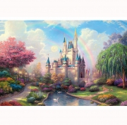 Картина по номерам "Сказочный замок"