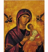 Картина по номерам "Страстная икона Божией Матери"