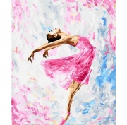 Картина по номерам "Танец красок"
