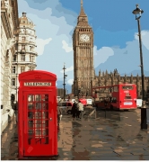 Картина за номерами "Тауерський міст Лондон" в коробці