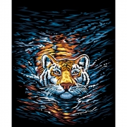 Картина за номерами "Тигр у воді"
