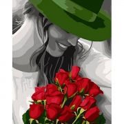 Картина за номерами "Квіти улюбленої"