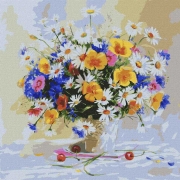 Картина за номерами "Квітковий мус" Ira Volkova
