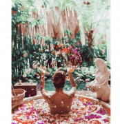 Картина за номерами "Квіткове Балі"