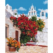 Картина по номерам "Цветущая Греция"