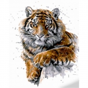 Картина по номерам "Угрожающий тигр"