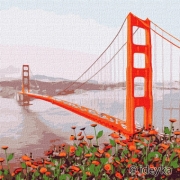 Картина по номерам "Утренний Сан-Франциско"