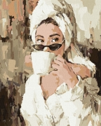 Картина по номерам "Утро с кофе"