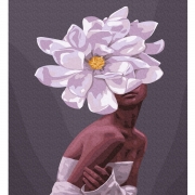 Картина по номерам "В обьятиях цветов"