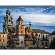 Картина за номерами "Вавельський замок у Кракові"