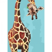 Картина по номерам "Веселый жираф"