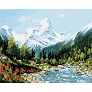 Картина за номерами "Високі гори"
