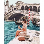 Картина за номерами "Закохана в Венецію"