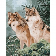 Картина по номерам "Волчий взгляд"