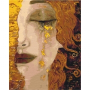 Картина по номерам "Золотые слезы. Анн-Мари Зильберман"