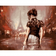 Картина за номерами «Меланхолія в Парижі»