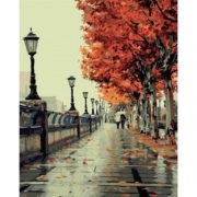 Картина по номерам «Осенние дожди»