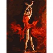 Картина за номерами «Танець вогню»