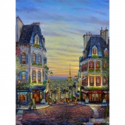 Картина по номерам «Вечерний Париж»