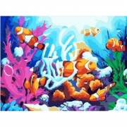 Картина по номерам для рисования "Коралловый риф"