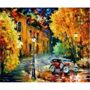 Картина за номерами на підрамнику "Бурштинові фарби осені"