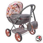 Коляска металева для ляльок