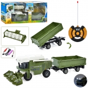 Комбайн із причепом на радіокеруванні