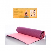 Килимок для спортивних тренувань фіолетово рожевий