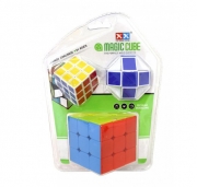 Куб логіка-головоломка 3 штуки
