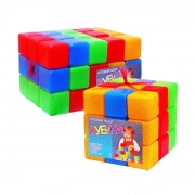 Кубики цветные 27 штук