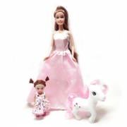 Кукла DEFA с дочкой и лошадкой, 3 вида