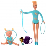 Лялька Defa Lucy гімнастка з дівчинкою