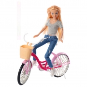Кукла Defa с велосипедом 2 вида