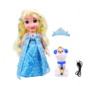 Музична лялька Frozen зі світяться волоссям і сніговик Олаф