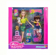 Кукла "Барби"  с ребенком и с аксессуарами