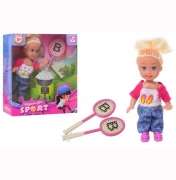 Лялька "Mini doll" з ракетками