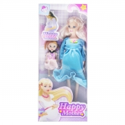 Кукла беременная "Happy Mother" с ребёнком 3 вида