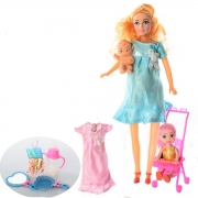 Кукла беременная с малышом и аксессуарами